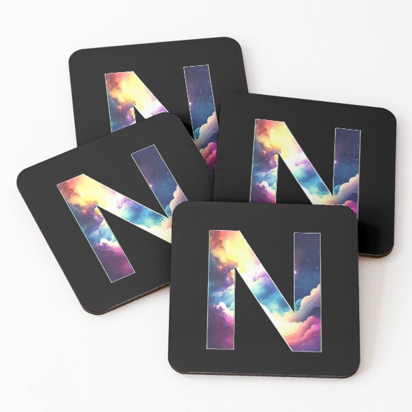 Item preview, Rainbow  letter N designed and sold by Monika-art.