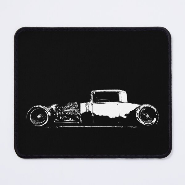 Item preview, Ford Model A Rat Rod - white on dark background designed and sold by mal-photography.