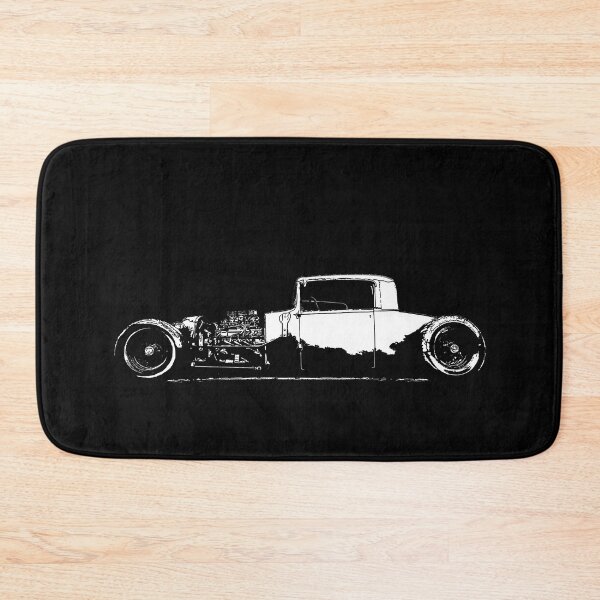 Item preview, Ford Model A Rat Rod - white on dark background designed and sold by mal-photography.
