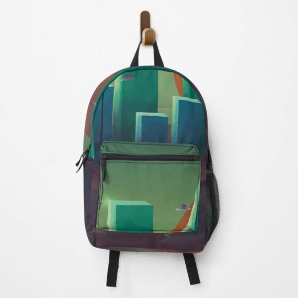 Item preview, Travel To Another Place: Retro Cyberpunk Sci-Fi Planet designed and sold by Skull Fern.