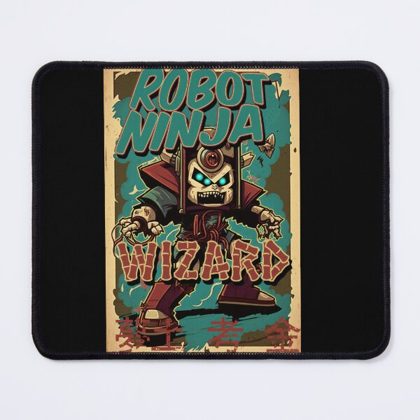 Item preview, Robot Ninja Wizard designed and sold by obstinator.