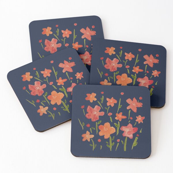 Item preview, Watercolor Flowers Floral Red designed and sold by MinmiDesign.