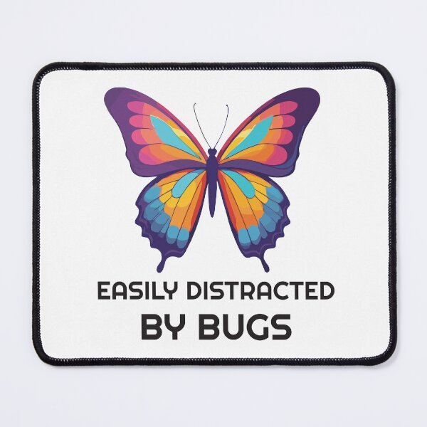 Item preview, Easily distracted by bugs - butterfly designed and sold by twisted-dot.