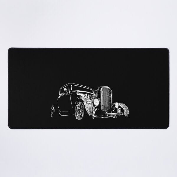Item preview, 1932 Ford #ccc6bbCoupe - stylized white on dark background designed and sold by mal-photography.