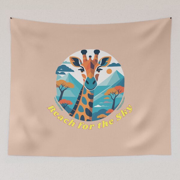 Item preview, Giraffe "Reach for the sky" designed and sold by chillcloset.