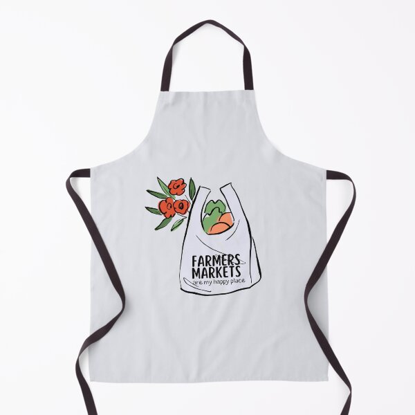 Item preview, farmers markets are my happy place designed and sold by Hannah Rosen.
