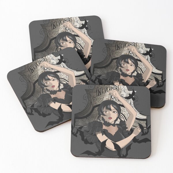 Item preview, Wednesday Addams anime style designed and sold by Leahsartworks.