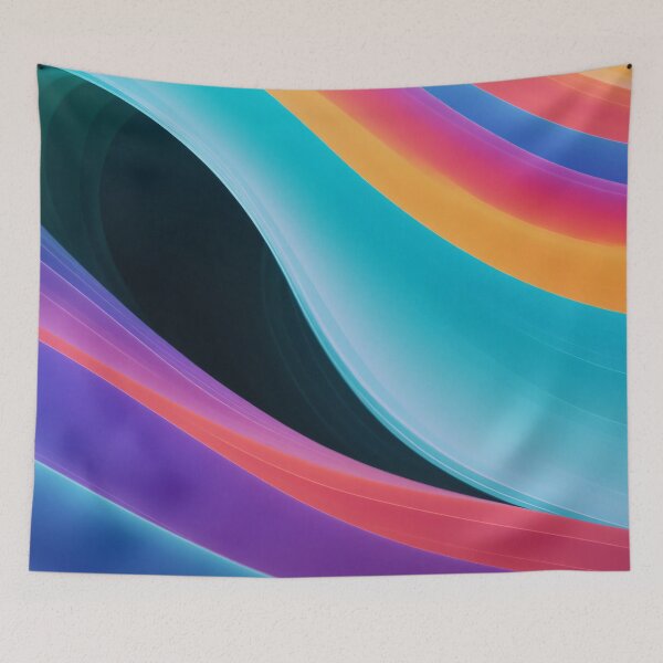 Item preview, Abstract colorful waves designed and sold by Giuseppe Cammino.
