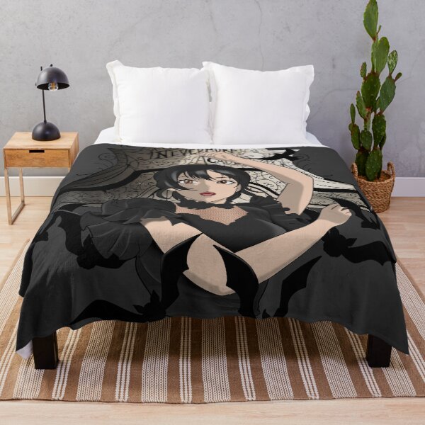 Item preview, Wednesday Addams anime style designed and sold by Leahsartworks.