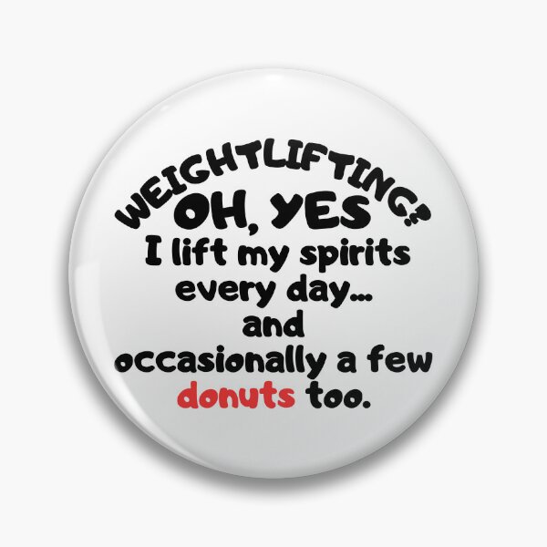 Item preview, Spirit & Donuts Weightlifting Tee designed and sold by vk09.