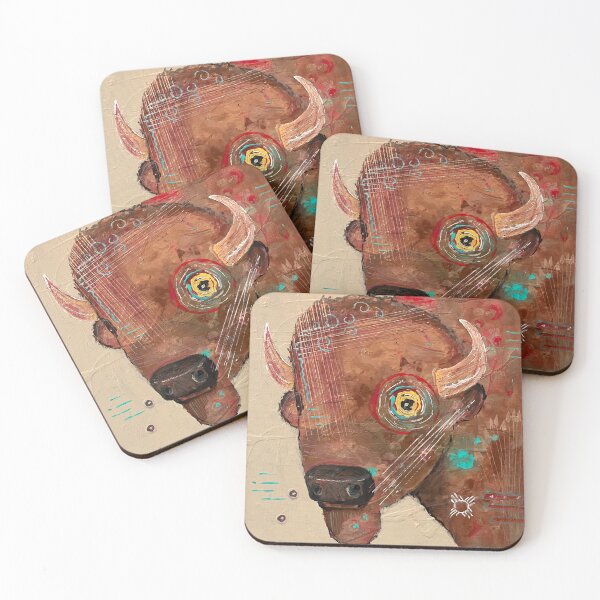 Item preview, Abstract Bison American Buffalo southwest designed and sold by jbrunoartist.
