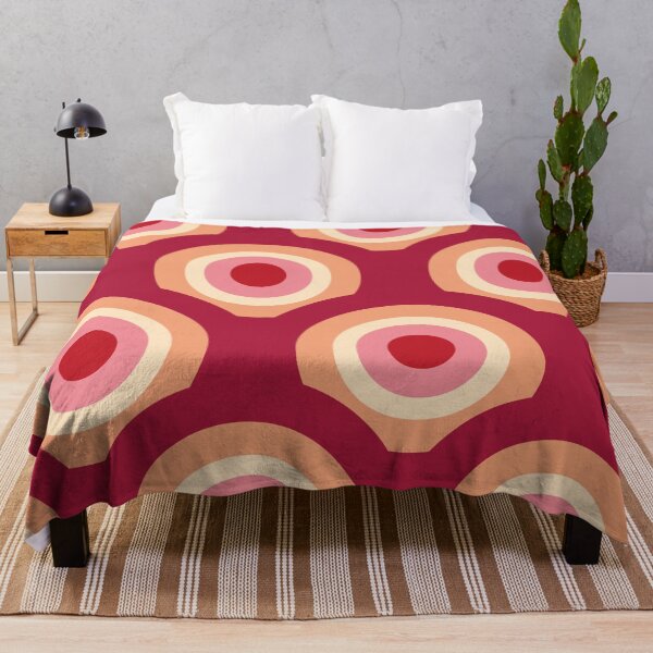 Item preview, aesthetic red circles pattern designed and sold by eskiastudio.