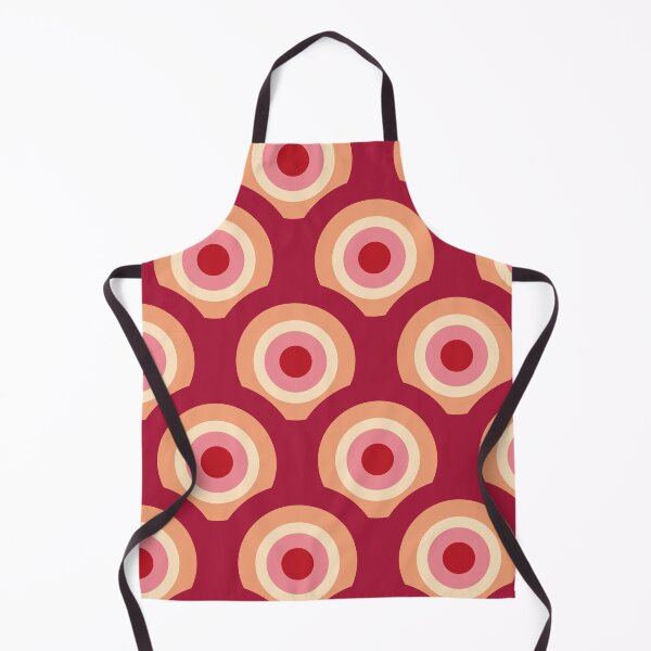 Item preview, aesthetic red circles pattern designed and sold by eskiastudio.