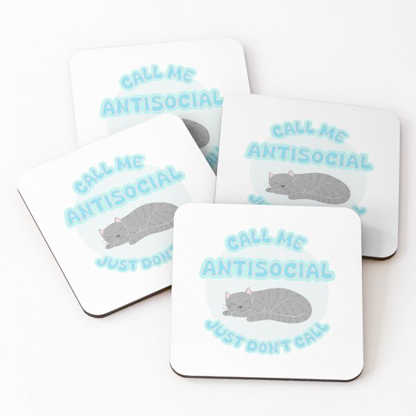 Item preview, Call Me Antisocial Just Don't Call designed and sold by FANG BANG.