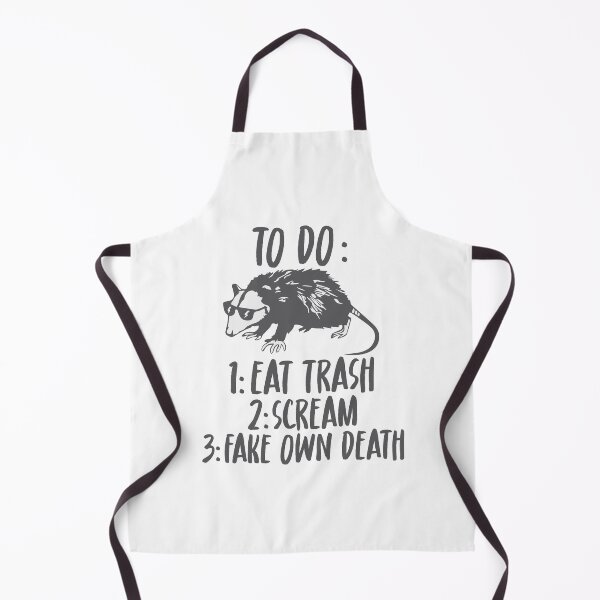 Item preview, to do eat trash scream fake own death funny Opossum designed and sold by teeshop87.