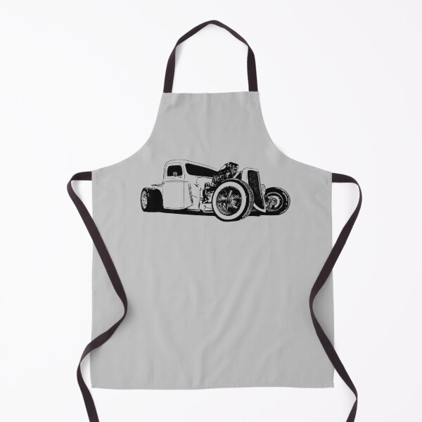 Item preview, Ford Model A Hotrod Pickup - stylized black on light background  designed and sold by mal-photography.