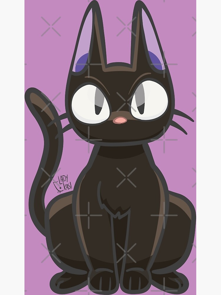 Carte de vœux for Sale avec l'œuvre « Jiji Le Chat [Le Service de