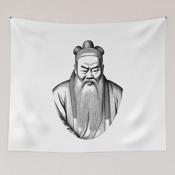 Item preview, Confucius Chinese philosopher designed and sold by NTGUILTY.