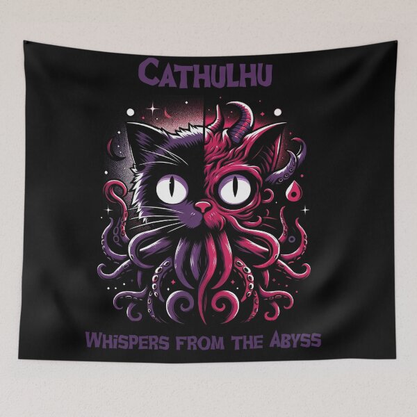 Item preview, Cathulhu: Whispers from the Abyss, Cthulhu, Lovecraft, Cute designed and sold by shypixels.