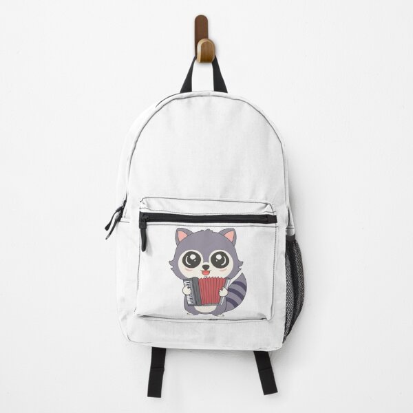 Item preview, Adorable Raccoon Playing Accordion Cartoon designed and sold by RayanPod.