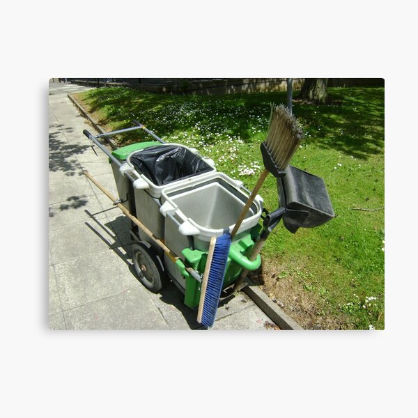 street-sweeping equipment Canvas Print