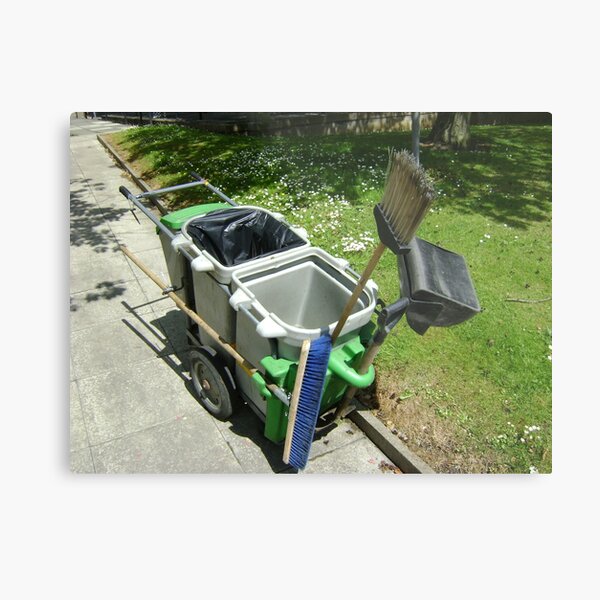 street-sweeping equipment Metal Print