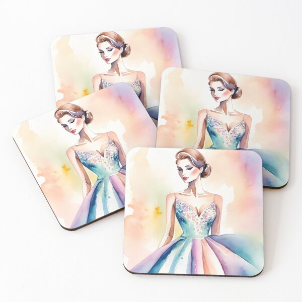Item preview, Watercolor Fashion - Classy and elegant evening gown 10 designed and sold by FantaDesign.