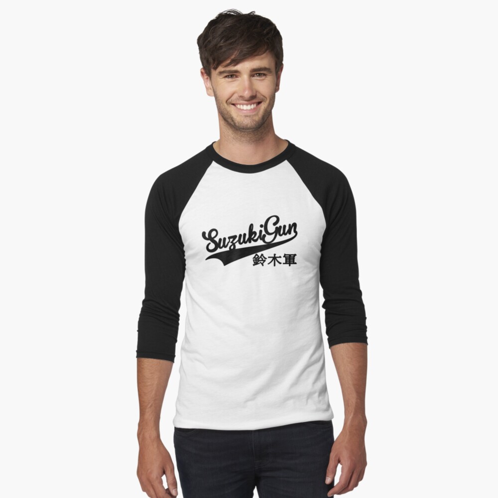 Suzuki Logo White Jersey Long Sleeve T-Shirt