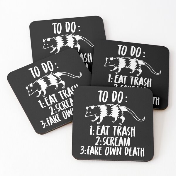 Item preview, to do eat trash scream fake own death funny possum designed and sold by teeshop87.
