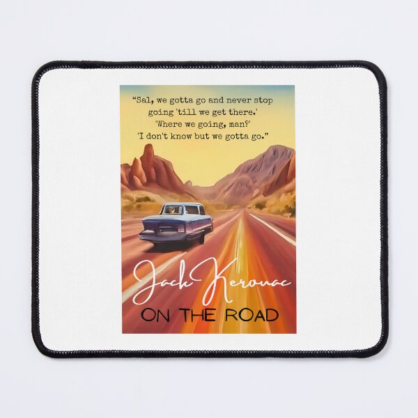 Item preview, On The Road Jack Kerouac quote designed and sold by Kernow-Clothing.
