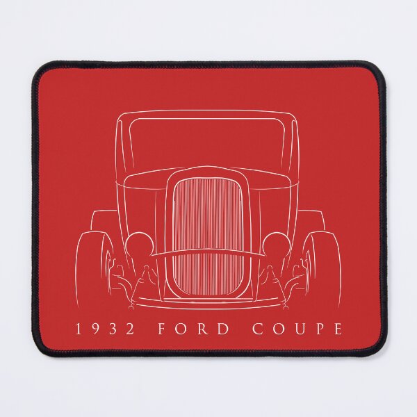 Item preview, 1932 Ford Model A Coupe - front stencil, white designed and sold by mal-photography.