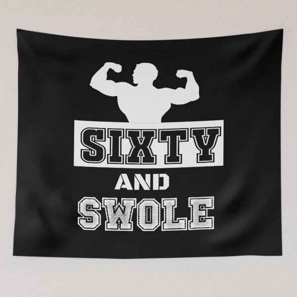 Item preview, Sixty And Swole - Gym Dad Muscle Uncle 60th Birthday designed and sold by PrintPress.