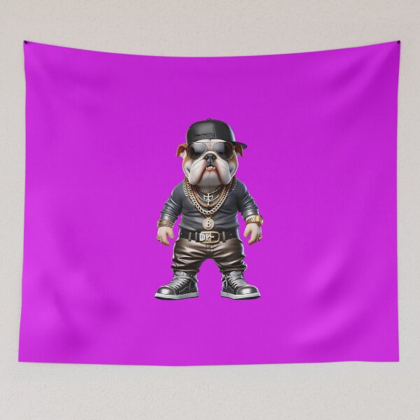 Item preview, Rhythm in the City: Bulldog Rapper with Hip-Hop Style and Canine Attitude designed and sold by Nathalymx.