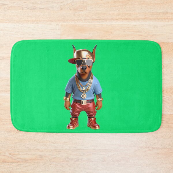 Item preview, Rhythm in the City: Cute Rapper Doberman Dog with Hip-Hop Style and Canine Attitude designed and sold by Nathalymx.