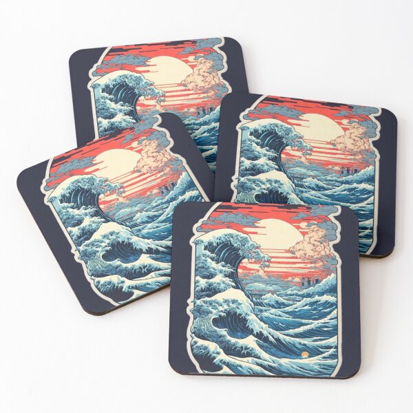Item preview, The Great Wave Of  Japanese designed and sold by Chonguissa Fashion.