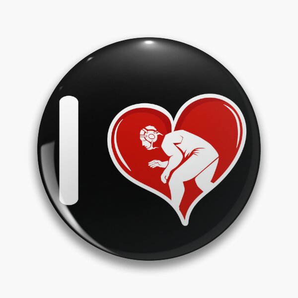Item preview, I Love Wrestling Heart Wrestling Stance designed and sold by PolishDesigns.