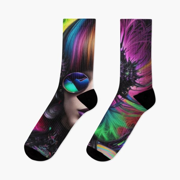 Item preview, Spectral Elegance: The Gothic Psychedelia Behind the Glasses designed and sold by KericeKreations.