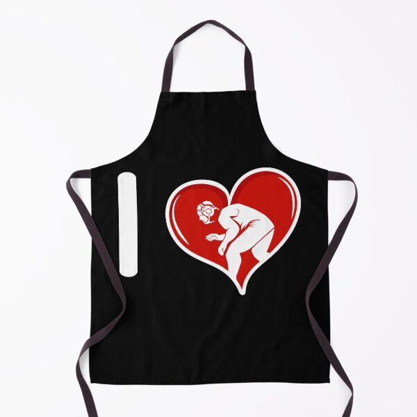 Item preview, I Love Wrestling Heart Wrestling Stance designed and sold by PolishDesigns.