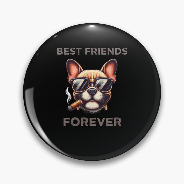 Item preview, Dog Best Friends Forever : Funny Cute French Bulldog designed and sold by ArtfulNook.