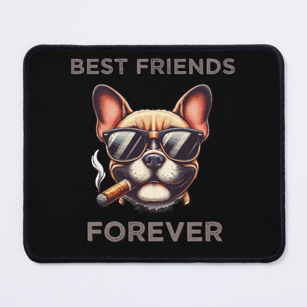 Item preview, Dog Best Friends Forever : Funny Cute French Bulldog designed and sold by ArtfulNook.