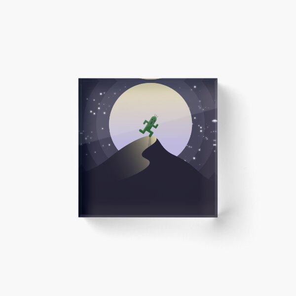 Item preview, Cactuar in the moonlight designed and sold by eino-art.