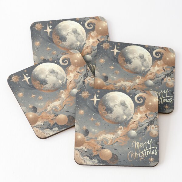 Item preview, Merry Christmas on the Golden Moon designed and sold by blondie.simmer.