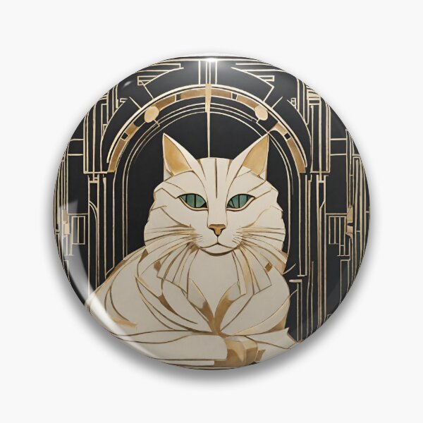 Artikelvorschau, Art-Deco-Katze entworfen und verkauft von ArDecoS.