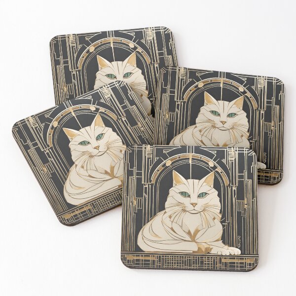 Item preview, Gato Art Déco designed and sold by ArDecoS.
