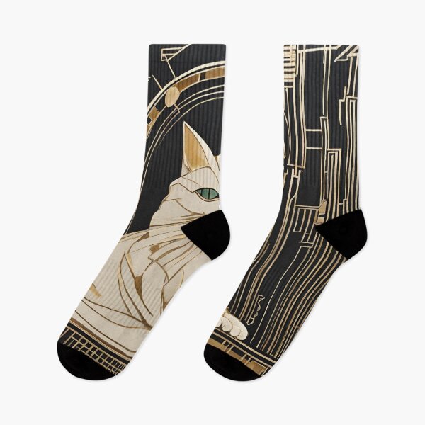 Item preview, Art Deco Cat designed and sold by ArDecoS.