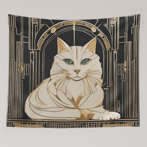 Item preview, Gato Art Déco designed and sold by ArDecoS.
