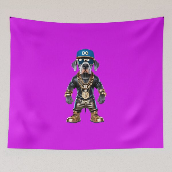 Item preview, Rhythm in the City: Cute Great Dane Dog Rapper with Hip-Hop Style and Canine Attitude designed and sold by Nathalymx.