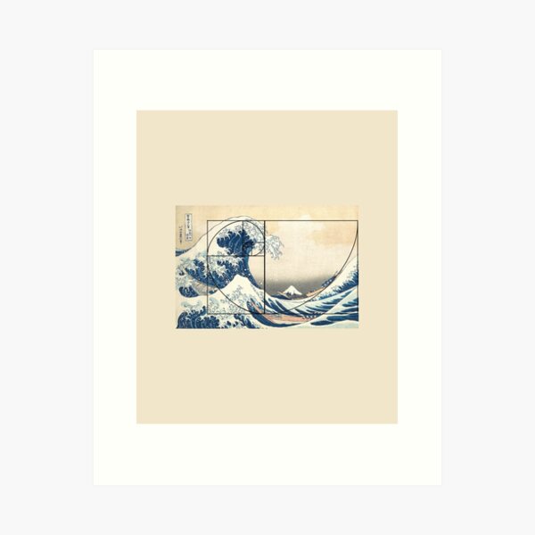 Vista previa del artículo con la obra « Camisetas la gran onda de fibonacci», diseñado y vendido por Deadliness45.