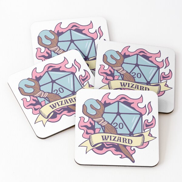Item preview, D&D Wizard D20 Dice designed and sold by sunburstrpg.