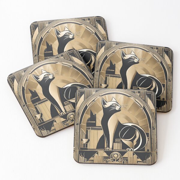 Item preview, Gato Art Déco designed and sold by ArDecoS.